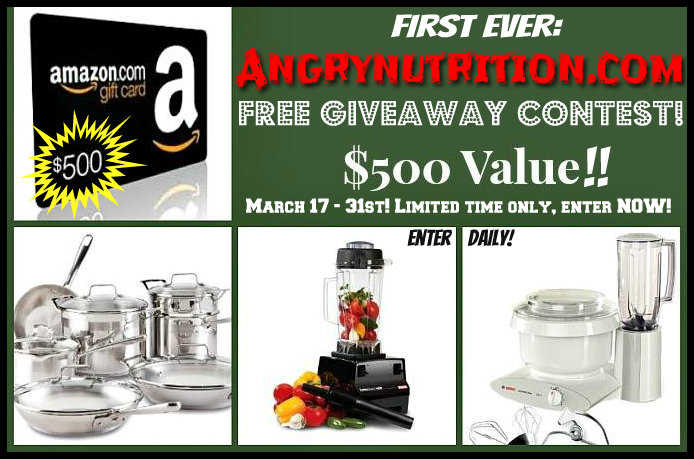 free giveaway contest angrynutrition fasting