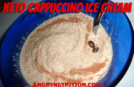 Keto Cappuccino Ice cream