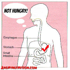 not hungry stomach diagram