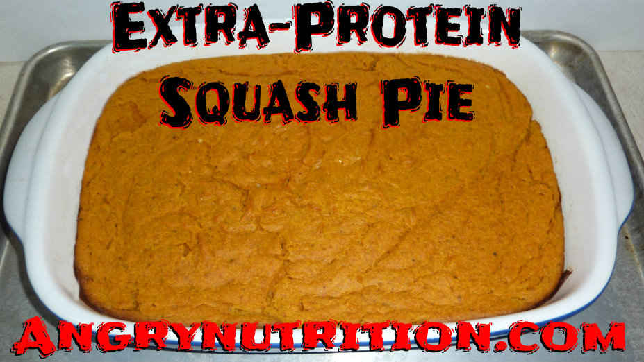 extra protein squash pie