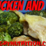 baked chicken thighs broccoli